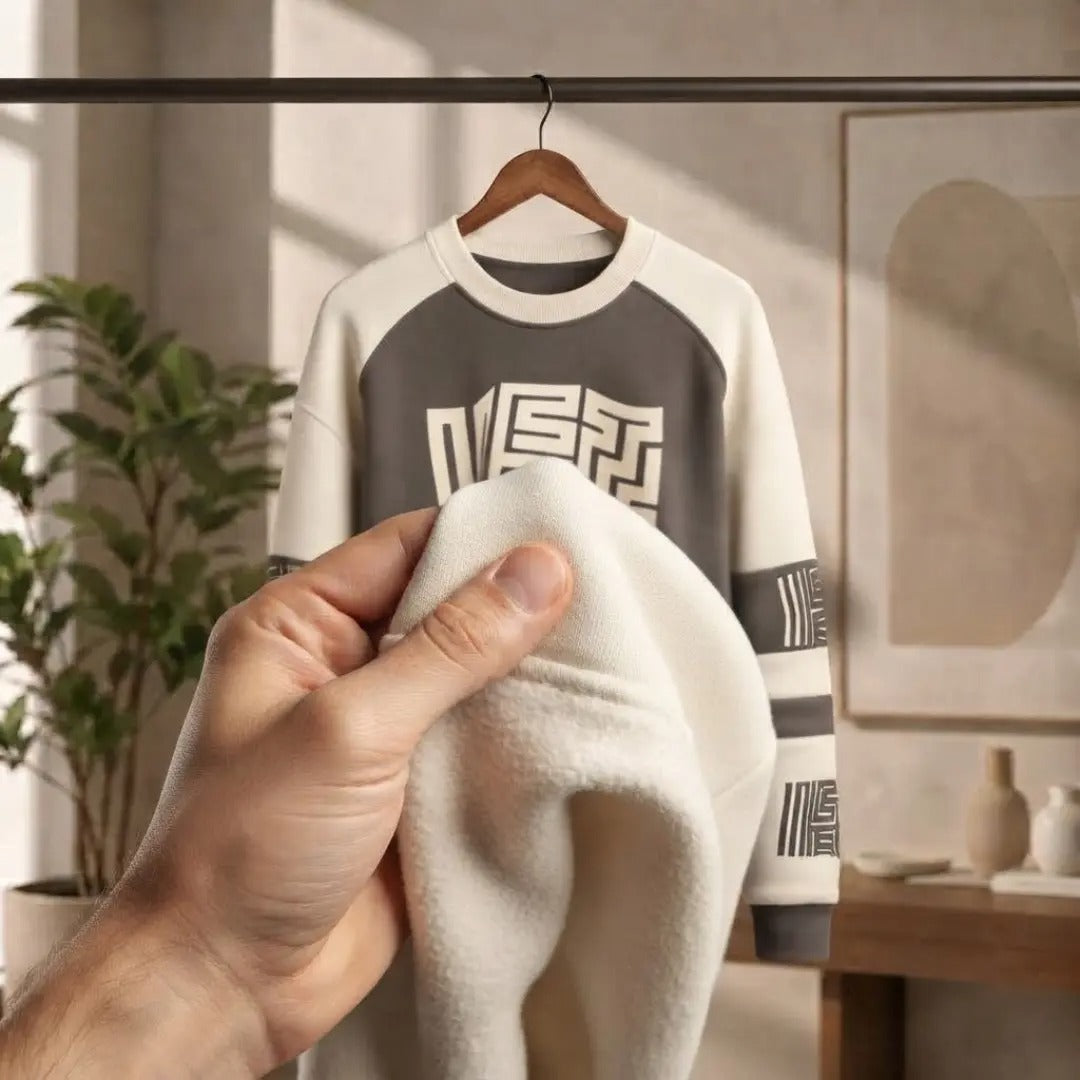Men's Graphic Colorblock Crewneck Sweater