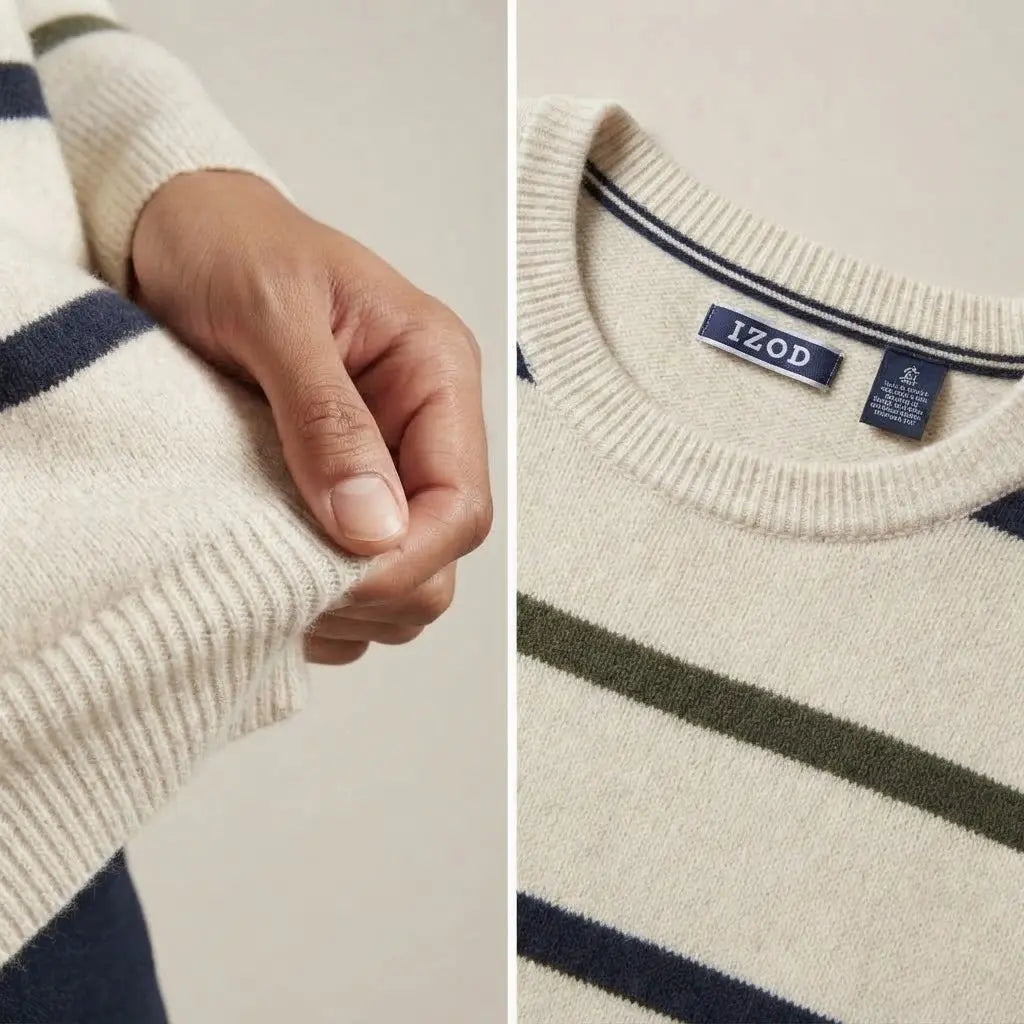 Men’s Wool-Blend Textured Knit Polo Shirt