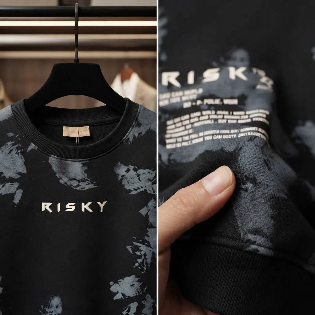 Men’s Tie-Dye Graphic Crewneck Sweatshirt